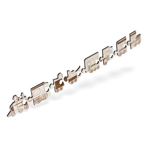 Przejdź do produktu Puzzle drewniane edukacyjne "Moje pierwsze puzzle - pociąg" Sounds Wood