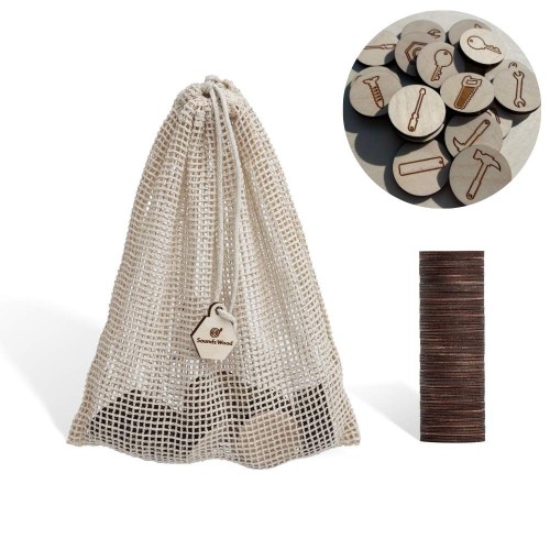 Przejdź do produktu Gra memory drewniana „Praca wre (9 par)” Sounds Wood